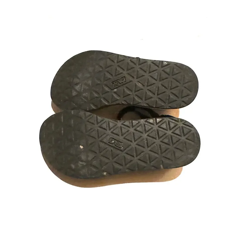 Teva Universal Mesh Hiking Strappy Black Platform Sandals Women's 8 - Picture 6 of 8